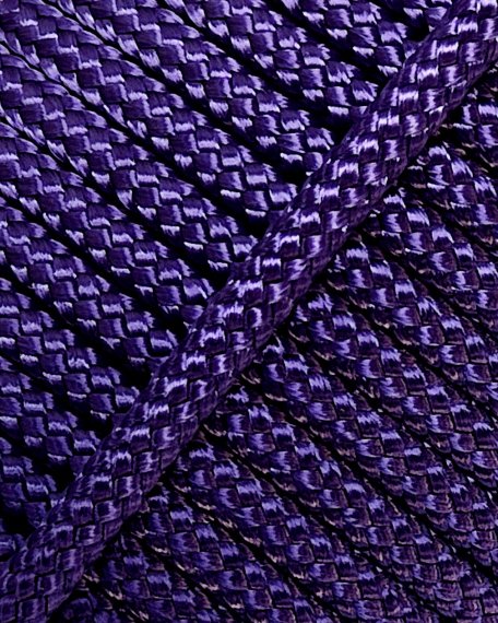 PES hohles Djembe-Seil 5 mm Violett 20 m