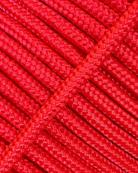 PES verstärktes Djembe-Seil 6 mm Rot 100 m