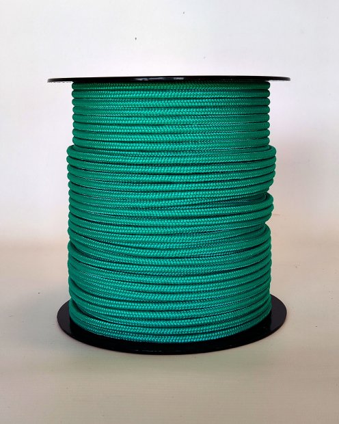 PES verstärktes Djembe Trommel Seil 5 mm Smaragdgrün 100 m