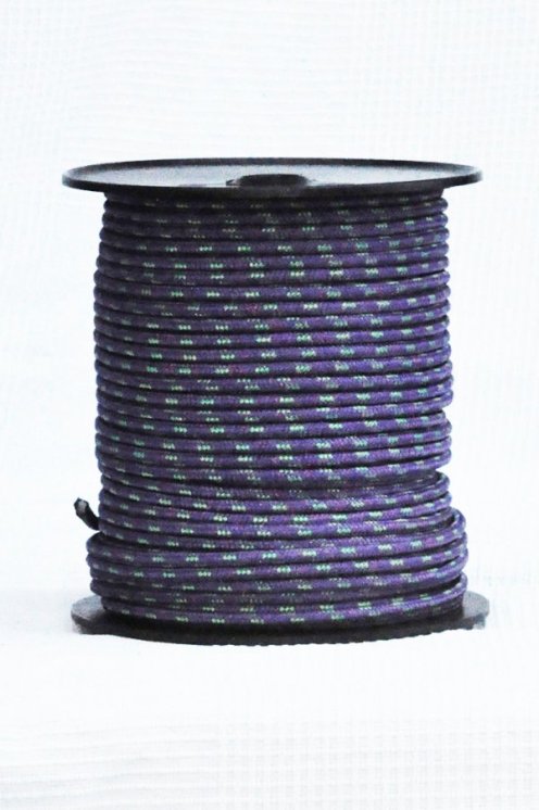 PES verstärktes Djembe-Tau 6 mm Violett / Grün 100 m