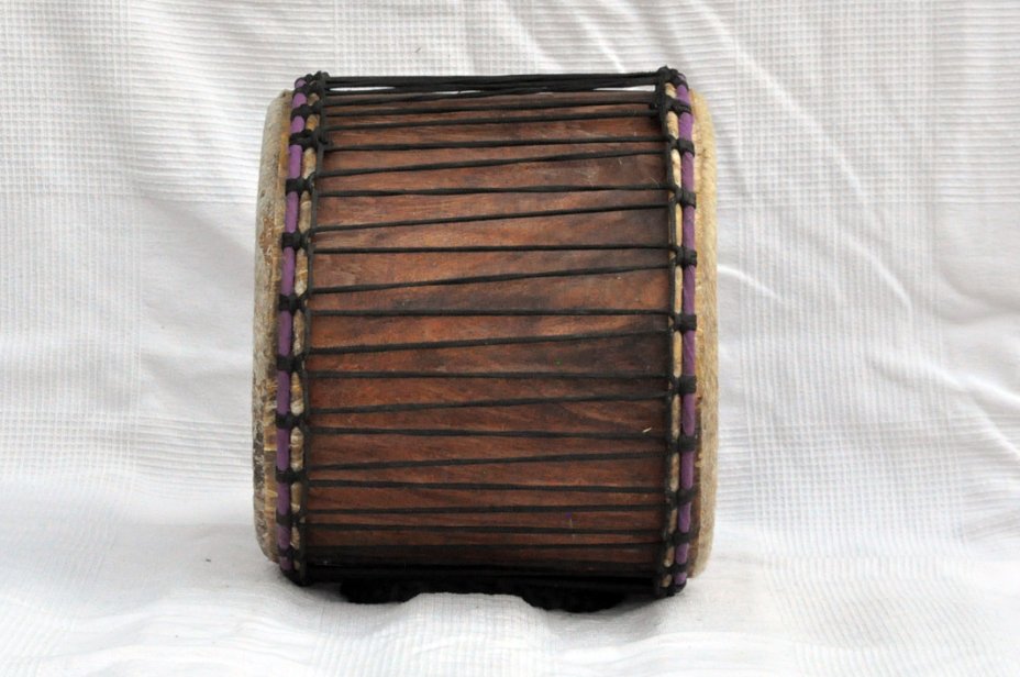 Dundunba Mini-Basstrommel aus Ghana - Mini-Dundun