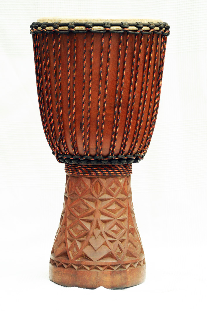 Profi Djembe kaufen Große Mahagoni Djembe Trommel aus Mali