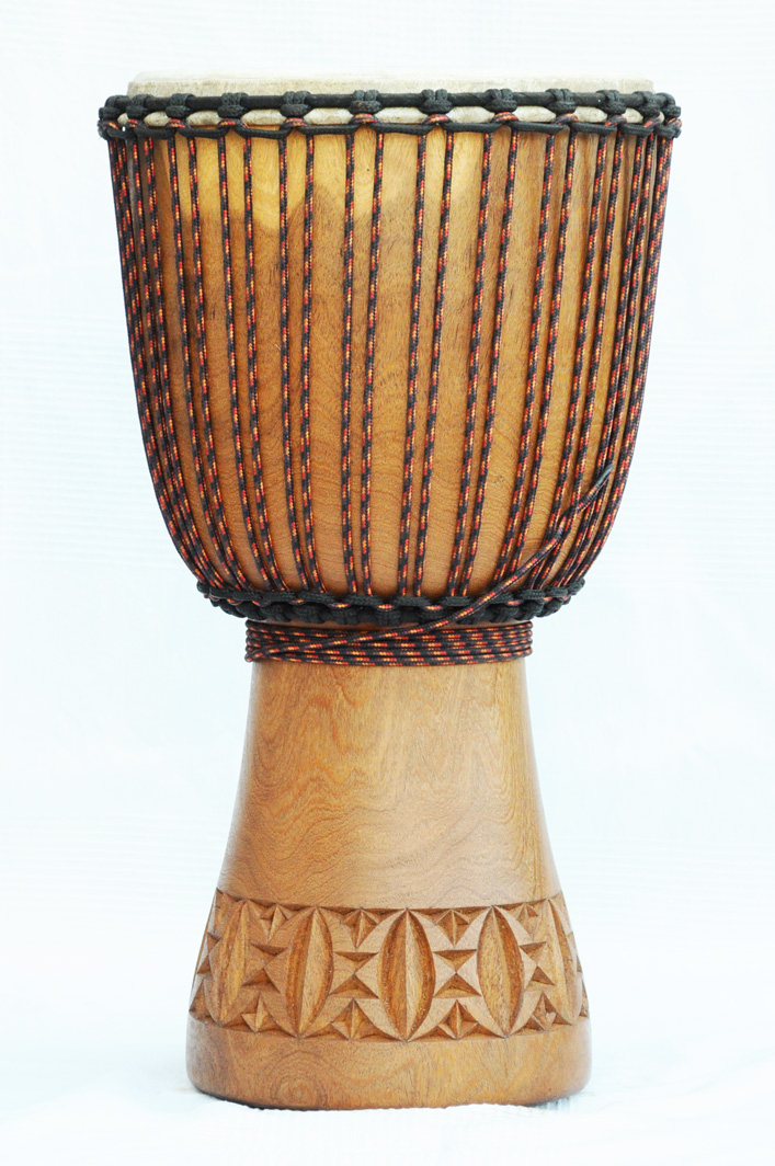 Profi Djembe kaufen Große Buschmango Djembe Trommel aus Mali