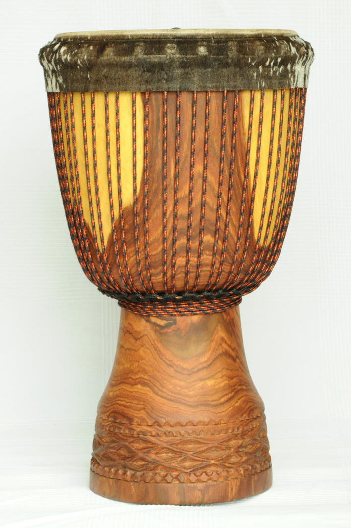 Profi Djembe kaufen Große Rosenholz Djembe Trommel aus Guinea