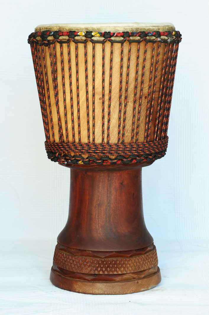 Profi Djembe kaufen Große Mahagoni Djembe Trommel aus Mali