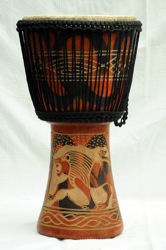 Günstige Djembe kaufen Große billige Djembe Trommel aus Ghana