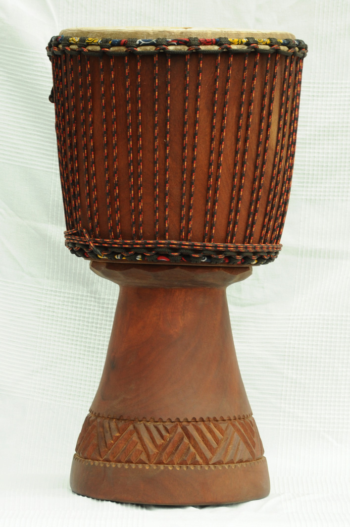 Profi Djembe kaufen Große Mahagoni Djembe Trommel aus Mali
