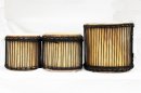 Parade Dunun-Trommeln Satz - Mini-Dundun Trommeln Set aus Guinea 3851