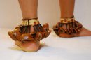 Afrikanische Tanz Armband - Juju Tanz Fußkettchen aus Nigeria