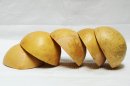 Ø13-14 cm Kalebasse Halbschale - Hemisphärischer Kürbis