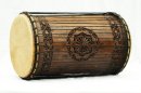 4 Eisen Sangban Dundun - Rosenholz Dundun Basstrommel aus Guinea