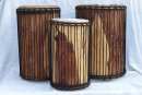 Palisander (Gueni) Dunun Basstrommelset aus Mali