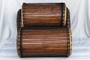 Palisander (Gueni) Dunun Basstrommelset aus Guinea