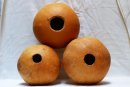 Ø17-18 cm runde Kalebasse - Kugelförmiger Kürbis