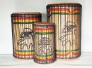 Dunun Basstrommeln Satz - Dundun Set aus Guinea 6659