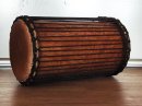Dunun Basstrommeln - Kenkeni Dundun aus Guinea 4 Reifen Aufbau