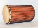 Dunun Basstrommeln - Sangban Dundun aus Guinea 4 Reifen Aufbau