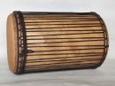 Dunun Basstrommeln - Sangban Dundun aus Guinea 4 Reifen Aufbau 6636