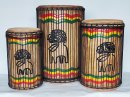 Dunun Basstrommeln Satz - Dundun Set aus Guinea