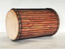 Dunun Basstrommeln - Kenkeni Dundun aus Guinea 4 Reifen Aufbau
