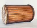 Buschmango (Dugura) Sangban Dunun Basstrommel aus Guinea 4 Eisen