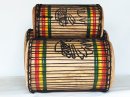 Dunun Basstrommeln Satz - Dundun Set aus Guinea