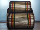 Dunun Basstrommeln Satz - Dundun Set aus Guinea