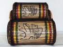 Dunun Basstrommeln Satz - Dundun Set aus Guinea