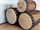 Dunun Basstrommeln Satz - Dundun Set aus Mali