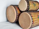 Dunun Basstrommeln Satz - Dundun Set aus Guinea
