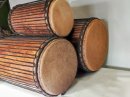 Dunun Basstrommeln Satz - Dundun Set aus Guinea 6661