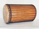 Buschmango (Dugura) Sangban Dunun Basstrommel aus Guinea 4 Eisen