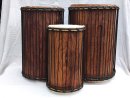 Palisander (Gueni) Dunun Basstrommelset aus Mali