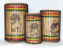 Dunun Basstrommeln Satz - Dundun Set aus Guinea