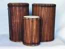 Palisander (Gueni) Dunun Basstrommelset aus Mali