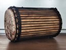 Dunun Basstrommeln - Kenkeni Dundun aus Guinea 4 Reifen Aufbau