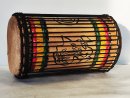 Dunun Basstrommeln - Kenkeni Dundun aus Guinea 4 Reifen Aufbau