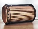 Dunun Basstrommeln - Kenkeni Dundun aus Guinea 4 Reifen Aufbau