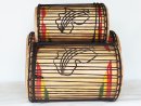 Dunun Basstrommeln Satz - Dundun Set aus Guinea