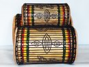 Dunun Basstrommeln Satz - Dundun Set aus Guinea
