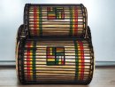 Dunun Basstrommeln Satz - Dundun Set aus Guinea