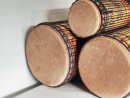 Dunun Basstrommeln Satz - Dundun Set aus Guinea 6659