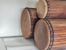 Dunun Basstrommeln Satz - Dundun Set aus Guinea 6661