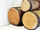 Dunun Basstrommeln Satz - Dundun Set aus Guinea