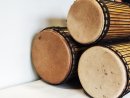 Dunun Basstrommeln Satz - Dundun Set aus Guinea