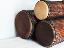 Dunun Basstrommeln Satz - Dundun Set aus Guinea