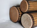 Dunun Basstrommeln Satz - Dundun Set aus Guinea 6616