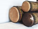 Dunun Basstrommeln Satz - Dundun Set aus Guinea