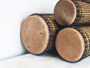 Dunun Basstrommeln Satz - Dundun Set aus Guinea
