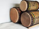 Dunun Basstrommeln Satz - Dundun Set aus Guinea